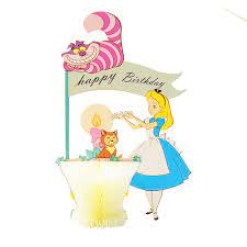 1pcs Princess Alice 3d Stereo Honeycomb Paper-cut Engraving Birthday Party  Kids Gift Fairy Princess Greeting Card Party Decor - Disposable Party  Tableware - AliExpress