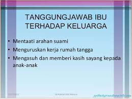 Ini bagi memastikan mereka membesar sebagai seorang anak yang saling adab dan akhlak ini hendaklah bermula dari rumah lagi. 2 4 Tanggungjawab Terhadap Keluarga
