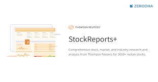 Introducing Stockreport By Tr Z Connect By Zerodha Z