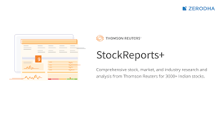 introducing stockreport by tr z connect by zerodha z