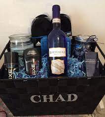 These are actually 25 gift ideas for any man in your life. Mens Gift Basket Gift Box For Men Diy Gifts For Men Baskets For Men