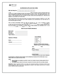 Sbi Life Surrender Form Fill Online Printable Fillable Blank Pdffiller
