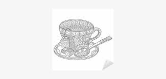 These world cup coloring pages feature pictures to color for world cup. Tea Cup Vector Illustration Coloring Page Sticker Latte Cup Coloring Pages Free Transparent Png Download Pngkey