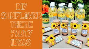 Find everything you need on your shopping list, whether you browse online or at one of our party stores, at an affordable price. Diy Sunflower Theme Birthday Party Ideas On A Budget Youtube