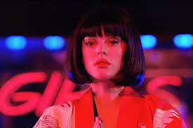 #the doom generation #gregg araki #rose mcgowan #filmedit #movieedit #my stuff #i posted this for like.5 seconds yesterday before realizing one of the gifs was flickeriing whoops. The Doom Generation 1995 Neon Aesthetic Film Inspiration Aesthetic Girl