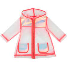 Côté style, l'imperméable fille est. Billieblush Cire Impermeable Transparent Bebe Indetermine Kids Around