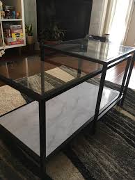 This has been in the family for many years hence the 'used' appearance of the wood and brass. Easy Coffee Table Hack Ikeahacks