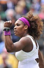 Venus claps as serena hugs father richard. Wimbledon 2012 Serena Breaks 100 Ace Barrier Tennis News