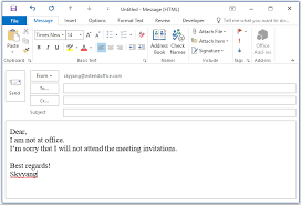 How To Automatically Decline Meeting Invites From Specific People In Outlook