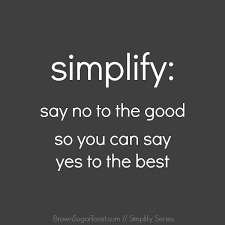 31 Day Simplify Series You Have To Choose Day 2 Simplify Quotes Simplify Learning To Say No