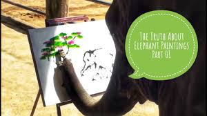 The Truth About Elephant Paintings Part 1 - YouTube