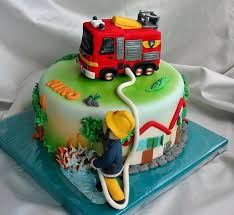 Fireman Sam Cake Geburtstagskuchen Kinder Motivtorten Feuerwehrmann Sam Torte