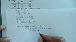 Untuk mencari persamaan fungsi penawaran, rumusnya sama dengan rumus menentukan fungsi permintaan, yaitu. Mencari Fungsi Permintaan Penawaran Dan Titik Keseimbangan Youtube