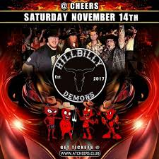 FREE SHOW SATURDAY 14th November Hillbilly Demons @ Cheers Tickets, Saturday,  November 14 • 7 PM - 12 AM | Eventbrite