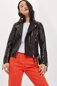 Belted Leather Biker Jacket Jackets Coats Clothing Topshop Topshop Jacket Clothes Design Biker Jacket