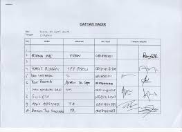 Untuk peserta yang mau hadir pada sebuah meeting, diarahkan untuk mengisi form. Rapat Ktp Pisew 2019
