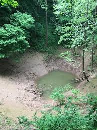 the cedar sink hole picture of cedar