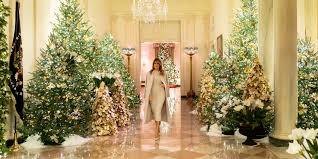 The trumps' official 2018 holiday card. Melania Trump Unveils The 2019 White House Christmas Decorations