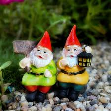 Mooning gnomes, rude gnomes that are giving you the finger or have ago away sign and many more naughty gnomes! Miniature Gnomes Fairy Gardening In Australia Mini Gnome Set