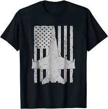 The eagle's most notable characteristics are its great acceleration and maneuverability. Amazon Com F 18 Fighter Jet Patriotic Military Vintage Pilot T Shirt Clothing