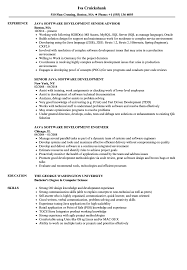 Java Software Development Resume Samples Velvet Jobs