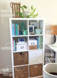 Organizing Your Home Office With The Ikea Kallax Shelf 2 Jpg 661 900 Home Office Organization Kallax Ikea Home Organization