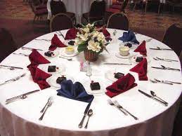 There are six different ways to set a table: Banquet Tables Wild Country Fine Arts