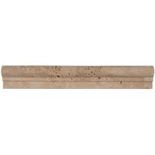 Honey onyx chair rail polished tile, 1.75x12, set of 30 by wallandtile (1) $366. Msi Tuscany 12 X 2 Travertine Chair Rail Tile Trim In Beige Wayfair