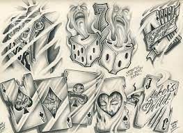 Tattoo Flash By Tattooman21 Chicano Drawings Card Tattoo Designs Tattoo Art Drawings