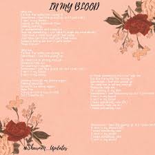 Em am it isn't in my blood. Shawn Mendes Updates On Twitter In My Blood Lyrics A Beautiful Song Showing Such Emotion Streaminmyblood