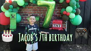 Check spelling or type a new query. Jacobs 7th Birthday Minecraft Theme Youtube