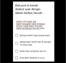 Setiap baris terdiri dari 8 sampai 12 suku kata c. Ada Yang Bisa Bantu Penting Bgt Makasih Brainly Co Id
