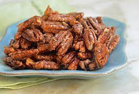 Sweet Spicy Salty Candied Pecans Aka Candied Nuts Recipe Sweet And Spicy Pecan Recipes Spicy Nuts