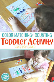 First, they will determine how many objects are in each box, and then assign the correct numeral. Color Matching Counting Activity Printable Included Little Learning Club