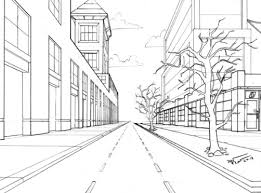 Cityscape Sketch Objective Create A Sketch Of A City Scene From The Picture That You F Perspective Art 1 Point Perspective Drawing Perspective Drawing Lessons