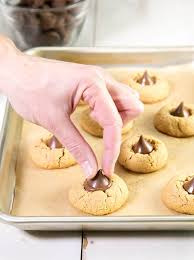 Cream together shortening, peanut butter, brown sugar and 1/2 cup sugar. Gluten Free Peanut Butter Blossom Cookies Pb Chocolate Love