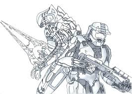 Image Result For Halo Master Chief And Arbiter Coloring Pages Halo Master Chief Coloring Pages Halo