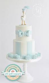 Stork Theme Baby Shower Decorating Ideas Baby Shower Cakes For Boys Baby Shower Cakes Stork Baby Showers