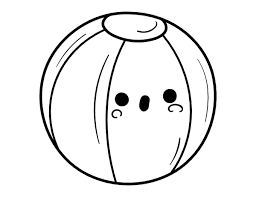 See how emoji looks on other devices and create emoji pictures! Coloring Pages Beach Ball Emoji Coloring Pages