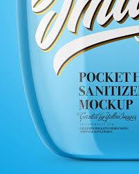 Download Transparent Pocket Hand Sanitizer Mockup In Bottle Mockups On Yellow Images Object Mockups PSD Mockup Templates