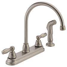It has a strong spray function which replaces the need for a. P299575lf Ss Two Handle Kitchen Faucet