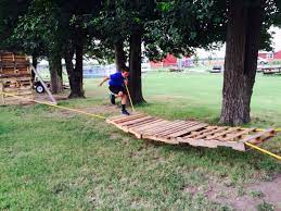 Pallet Obstacle Course Backyard Obstacle Course Kids Obstacle Course Ninja Warrior Course