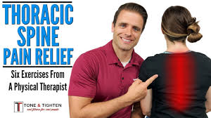 Any damage to the thoracic vertebrae causes moderate to severe back pain that is exacerbated by movement. Thoracic Spine Pain Upper Back Exercises From A Physical Therapist Youtube