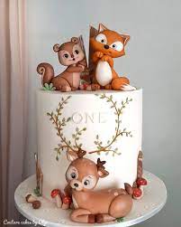 Most Current Pics Birthday Ideas Cake Thoughts Want To Toss Your Youngster A Wonderful Bash Wi In 2021 Baby Birthday Cakes Woodland Birthday Cake Deer Baby Shower Cake