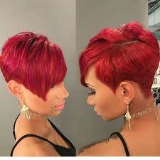 Short Haircuts For Black Women 2019 Short Red Hair Red Pixie Haircut Short Natural Hair Styles