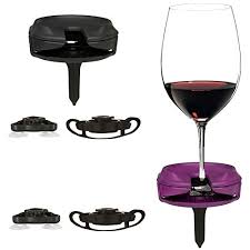 Additionally, surface handing services, including frosting and hot with. Outdoor Wine Glass Holder Gift Pack For Couple By Bella D Vine 2 Holders Amp 2 Set S Of 3 Attachments In Carry Bag Holds Stemware And Stemless Wine Glasses Purple