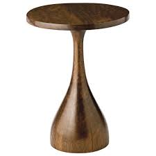 The Classic Pedestal Table Gets A Sculptural Update With Glenarm S Tear Drop Shaped Base The Blend Of Organic Lines B Accent Side Table End Tables Side Table