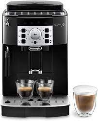 In addition to its original espressos, nespresso vertuo next produces an extraordinary cup of coffee with a smooth layer of crema, the signature of a truly great cup of coffee. Amazon De De Longhi Magnifica S Ecam 22 110 B Kaffeevollautomat Mit Milchaufschaumduse Exklusiv Bei Amazon Direktwahltasten Fur Espresso Und Kaffee 2 Tassen Funktion 1 8 Liter Wassertank Schwarz Silber