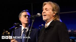 Como foi o último 'The Late Show', de Stephen Colbert, que pôs fim a décadas de programa, com Paul McCartney