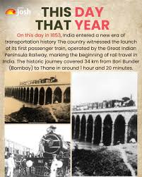On 16 April 1853, the first passenger ...